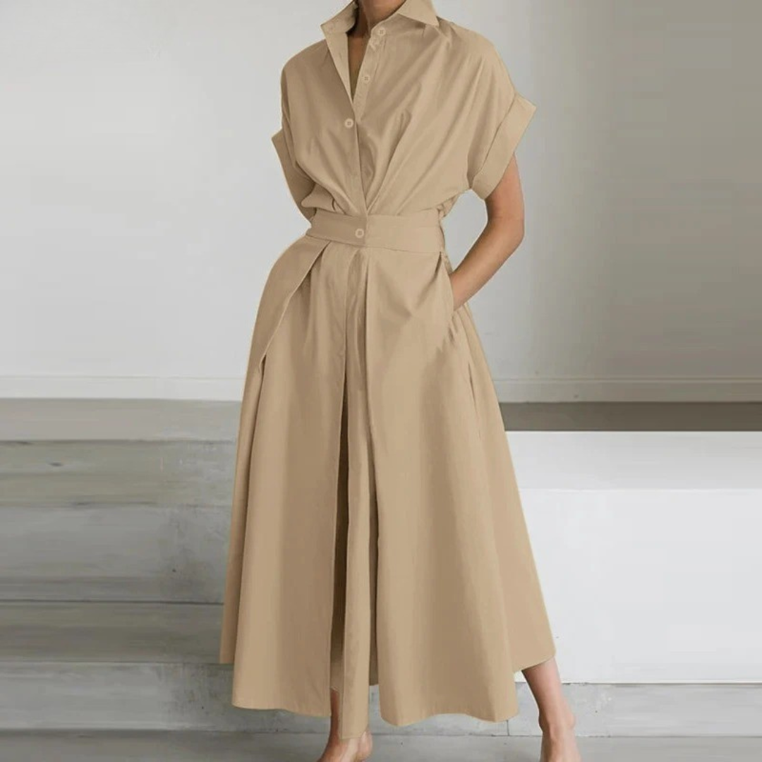 Hoge taille shirtjurk voor dames