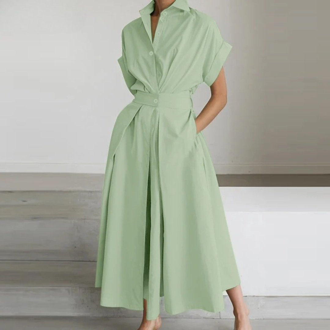 Hoge taille shirtjurk voor dames