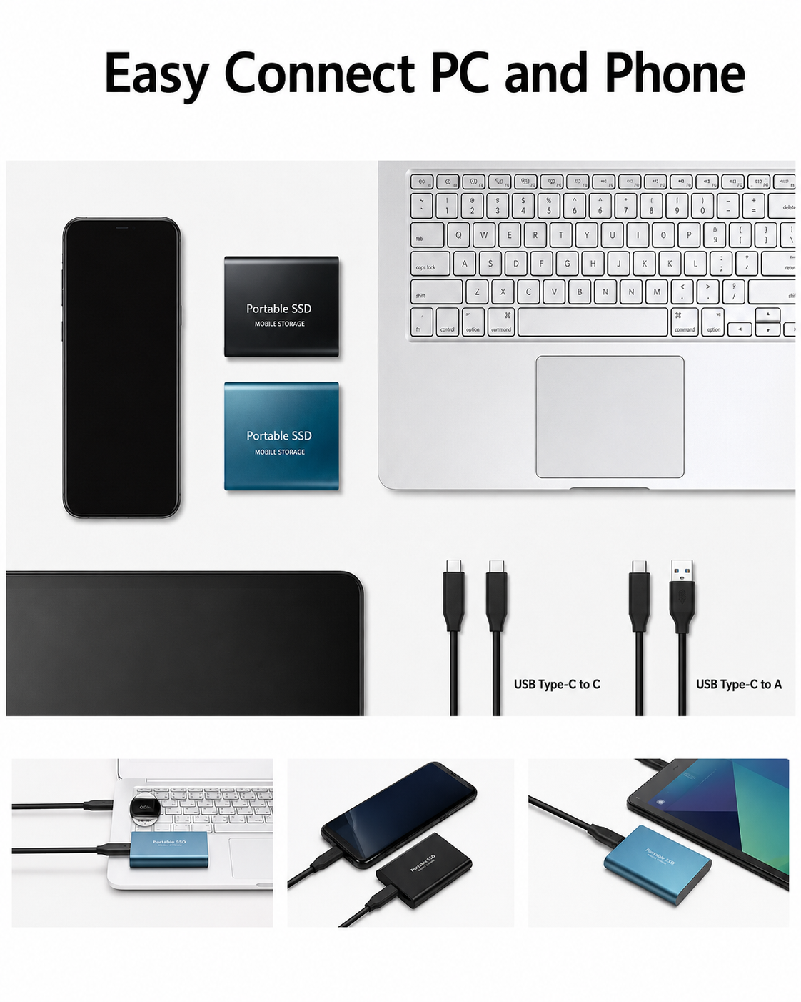 Externe SSD 128 TB Compact en Snel