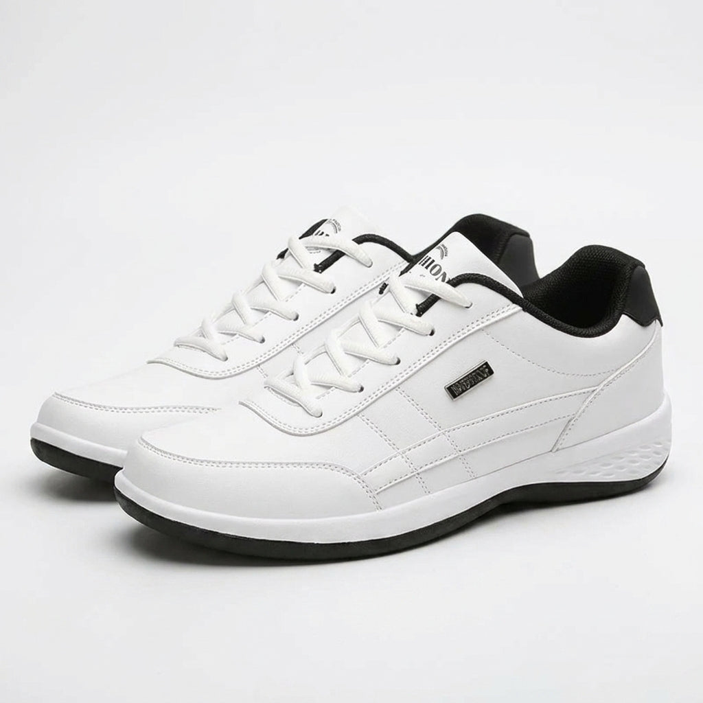 Heren Sneakers van Leer met Schokabsorptie en Comfort