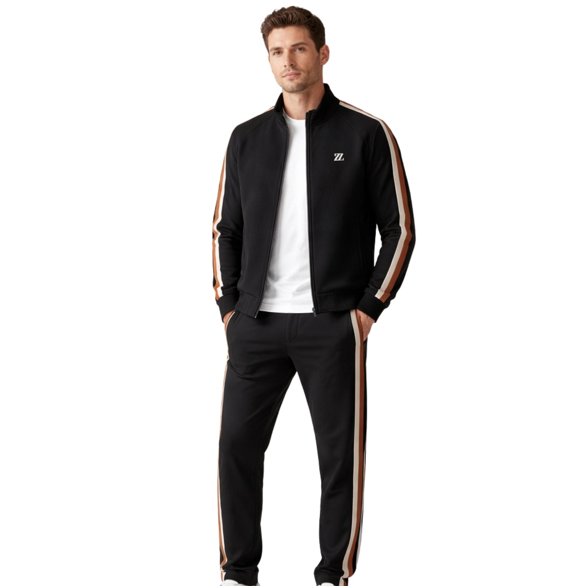 Heren Trainingspak Modern Design Voor Sport En Ontspanning