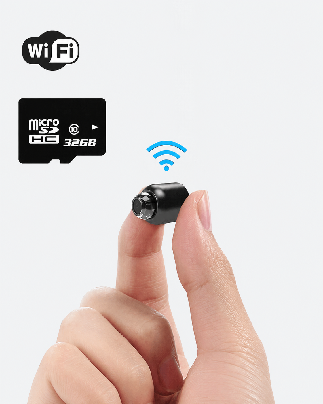 Draadloze WiFi-camera voor Discrete Bewaking