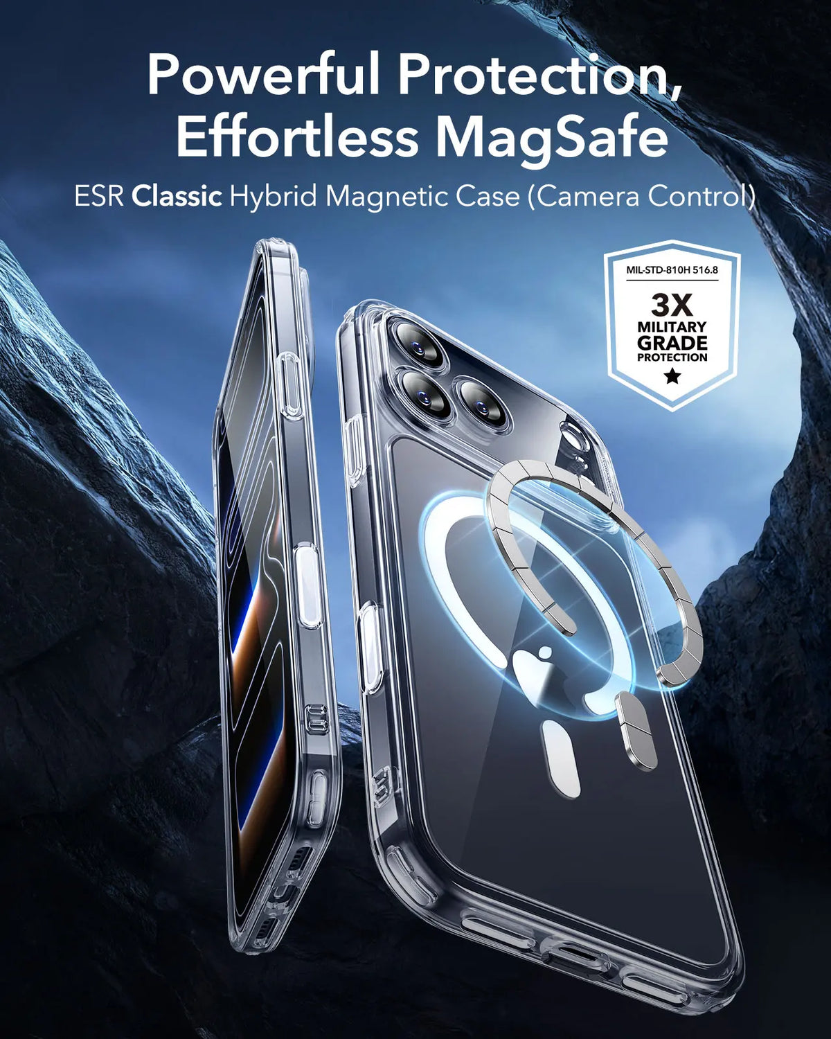 iPhone 17 Pro Max Telefoonhoes met Camerabediening en MagSafe 1