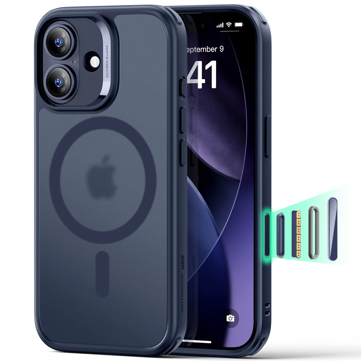 iPhone 17 Pro Max Telefoonhoes met Camerabediening en MagSafe 12