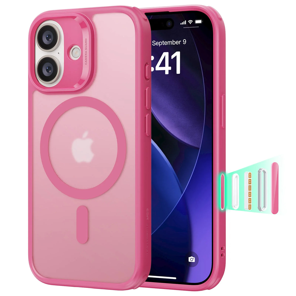 iPhone 17 Pro Max Telefoonhoes met Camerabediening en MagSafe 13