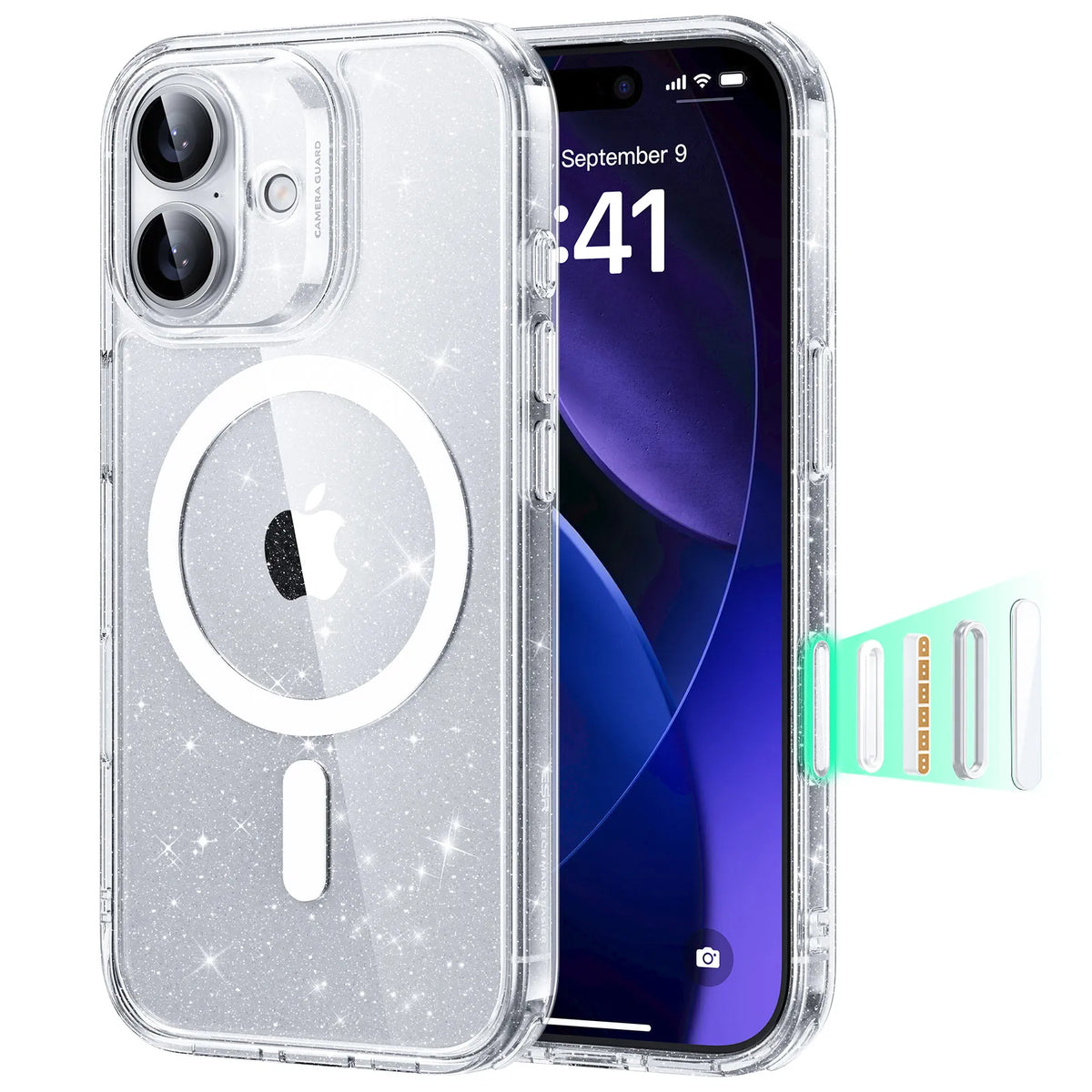 iPhone 17 Pro Max Telefoonhoes met Camerabediening en MagSafe 15