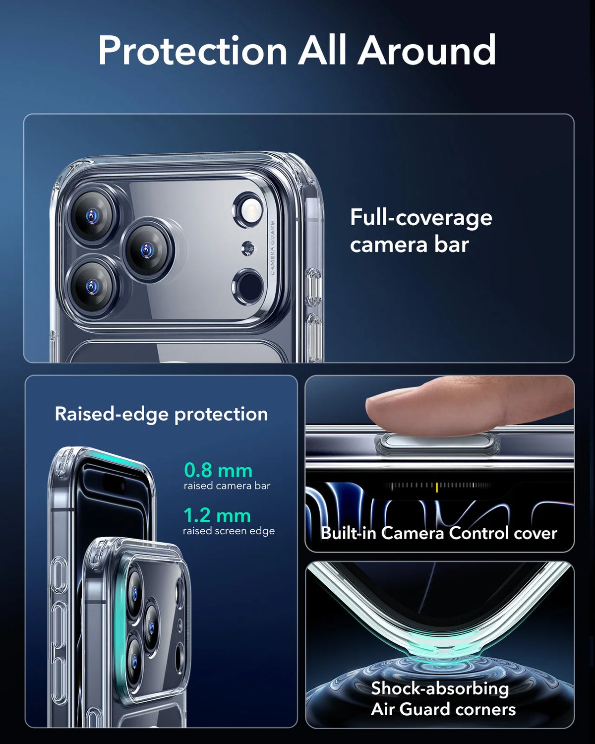 iPhone 17 Pro Max Telefoonhoes met Camerabediening en MagSafe 2