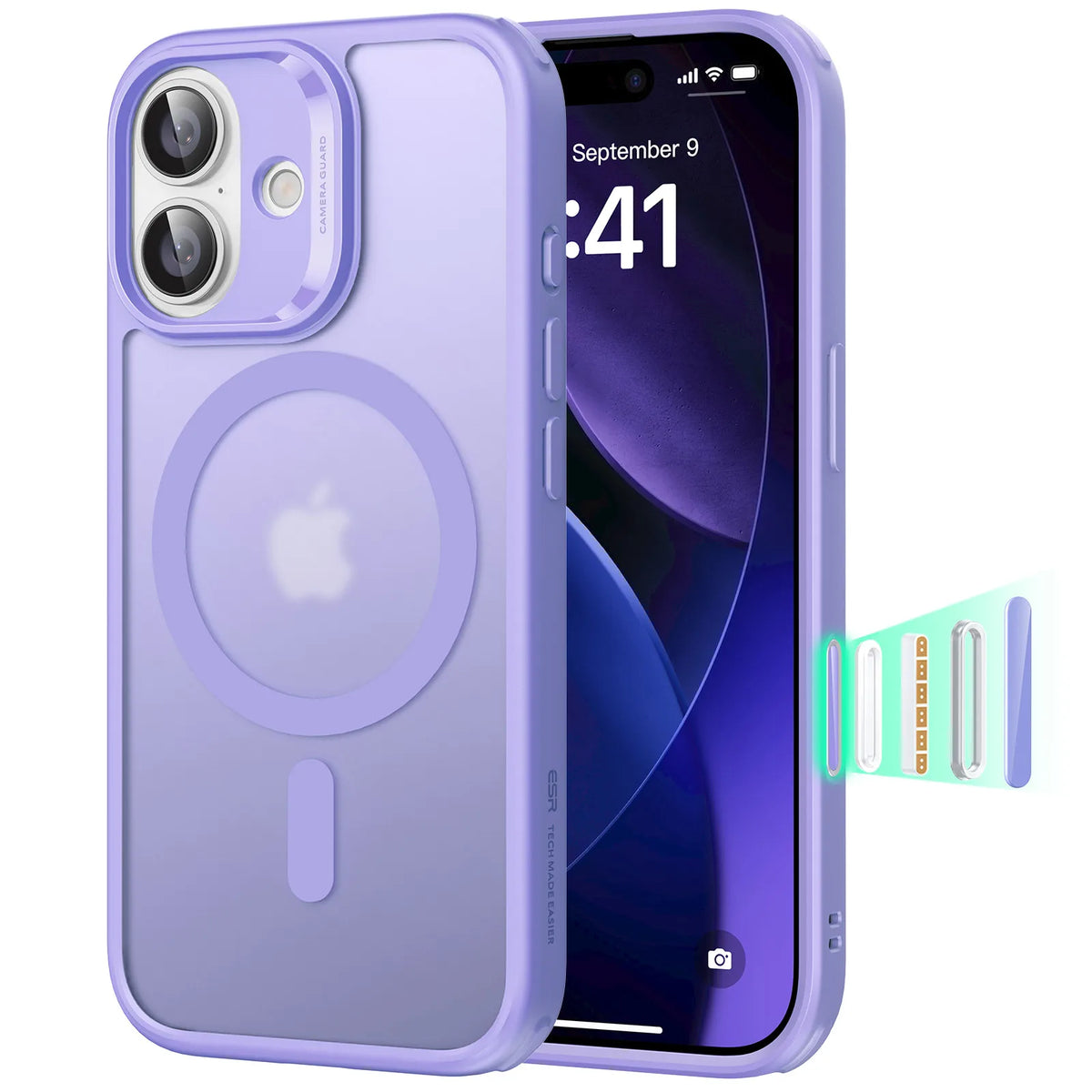 iPhone 17 Pro Max Telefoonhoes met Camerabediening en MagSafe 8