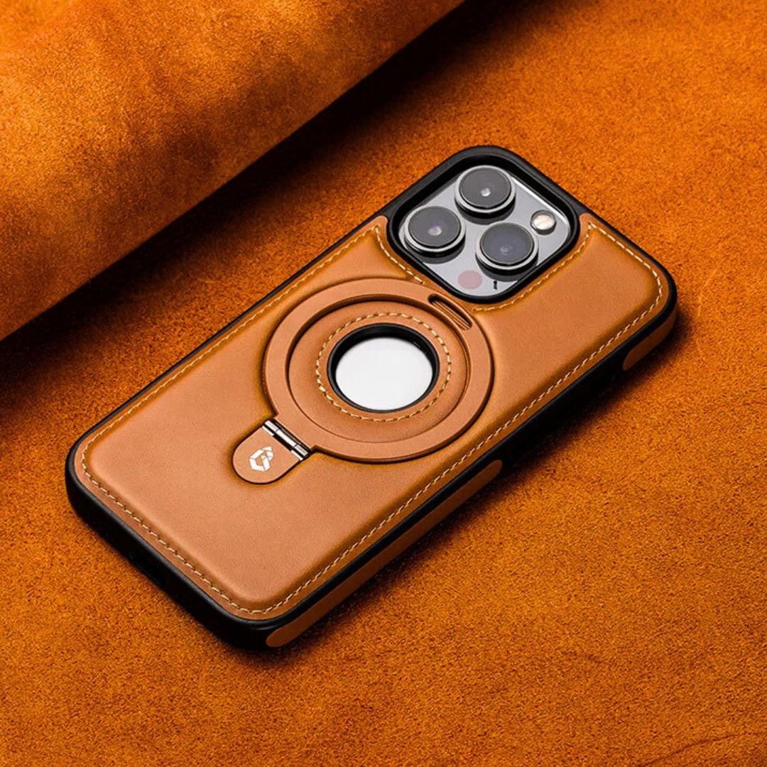 iPhone Hoes Leer Met MagSafe 1