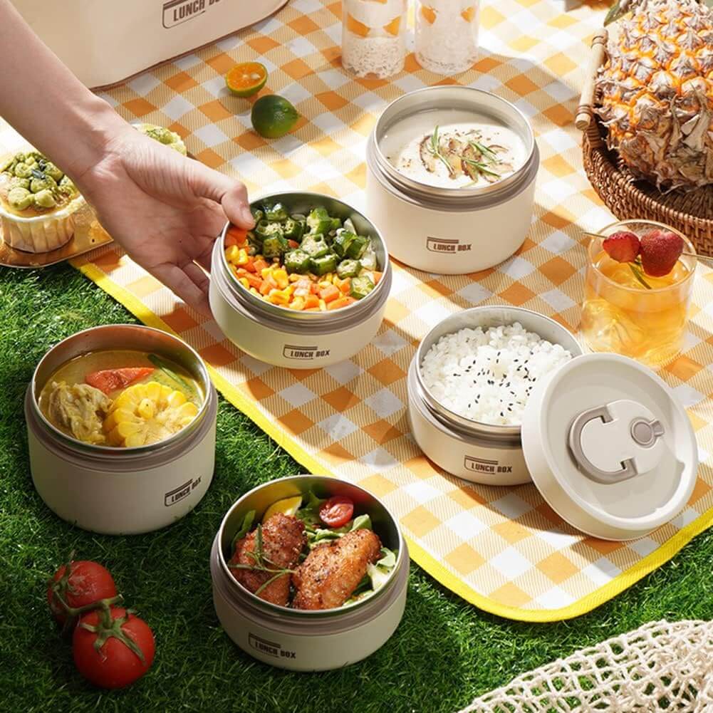 Draagbare Geïsoleerde Lunchcontainer Set