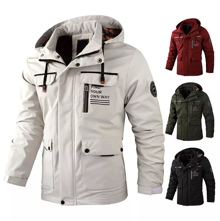 Casual windjack voor heren