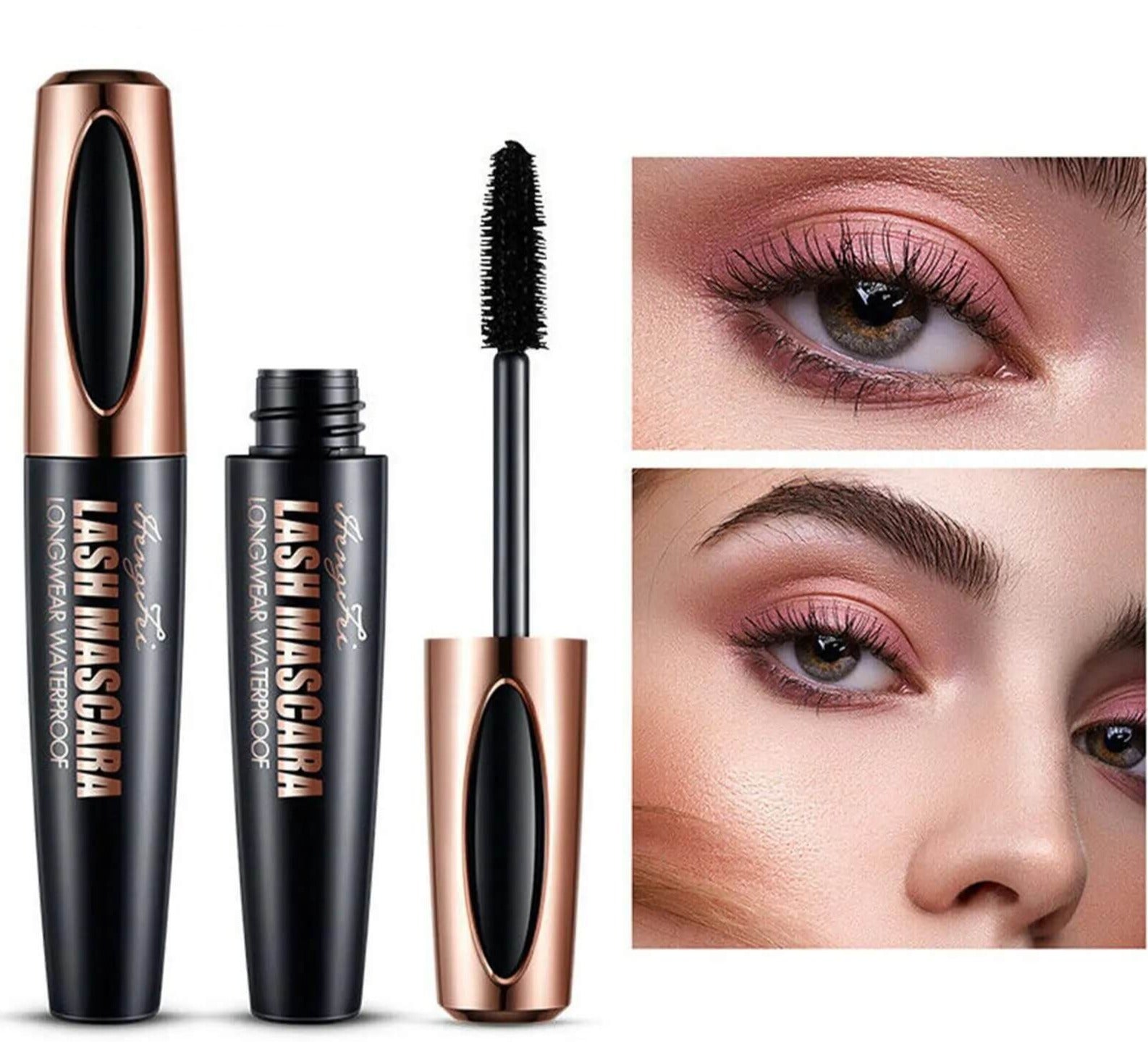 4D Vezelkrul Waterdichte Mascara