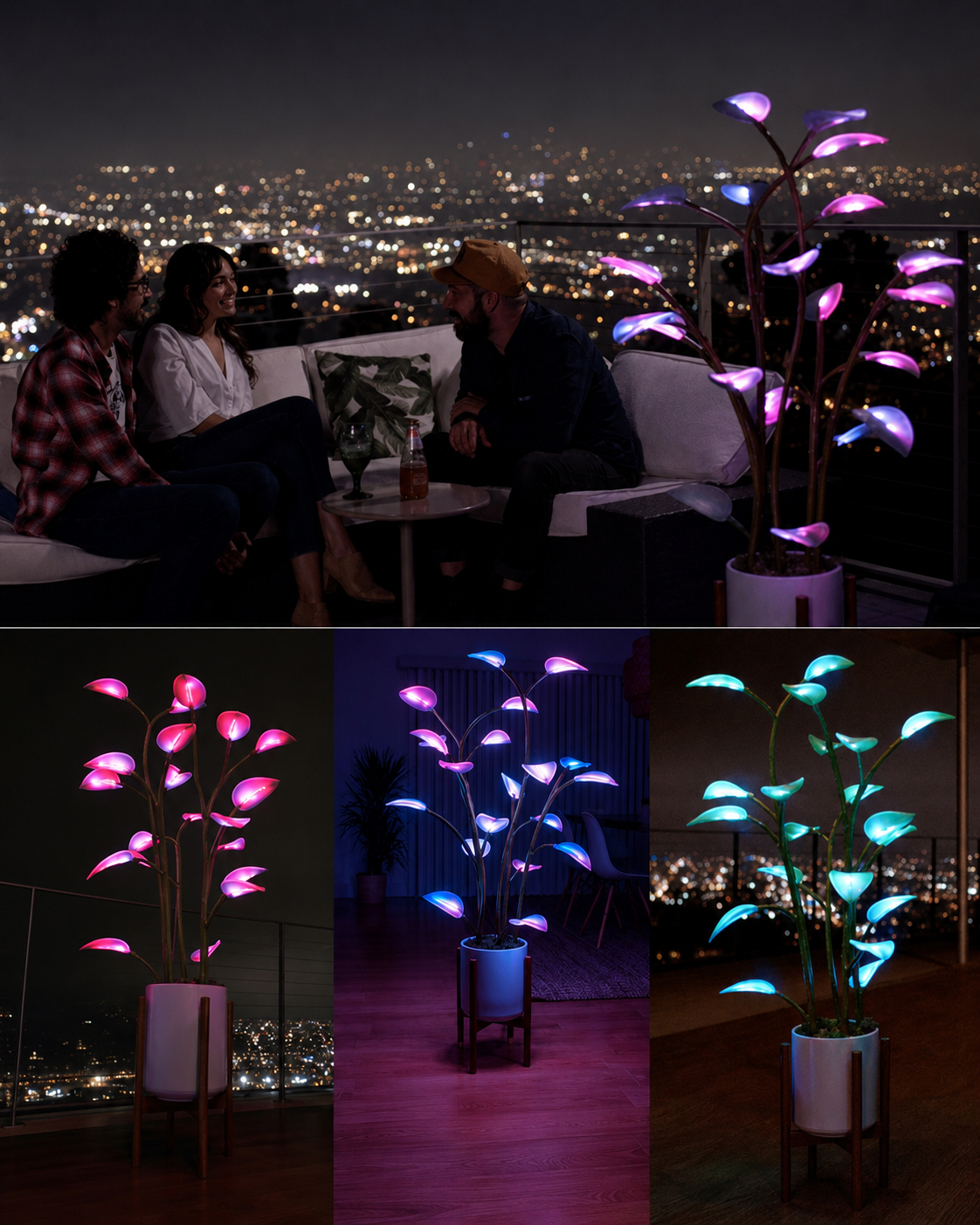 LED Plant Lamp Met Kleurovergang Decoratief Design