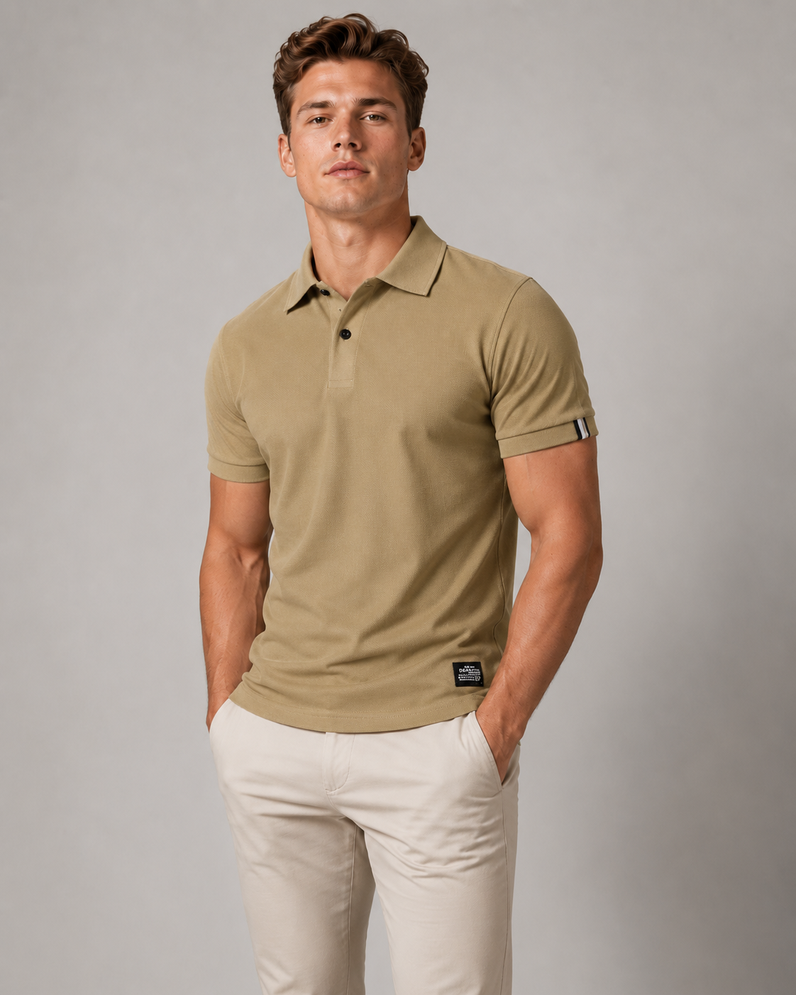 Lichtgewicht casual poloshirt voor heren