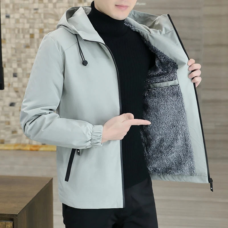 Thermische fleece windjack voor heren