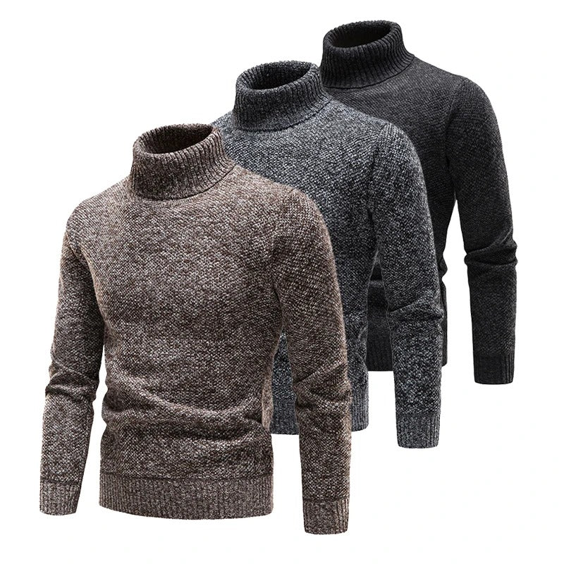 Heren-Turtleneck Fleece Trui