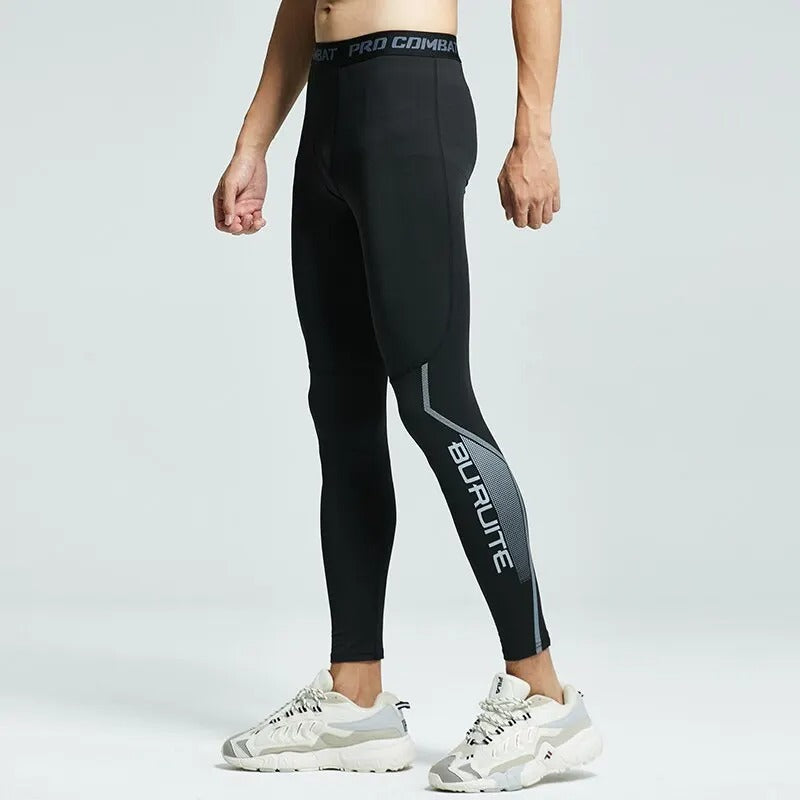 Warme lichtgewicht fitnesslegging voor heren