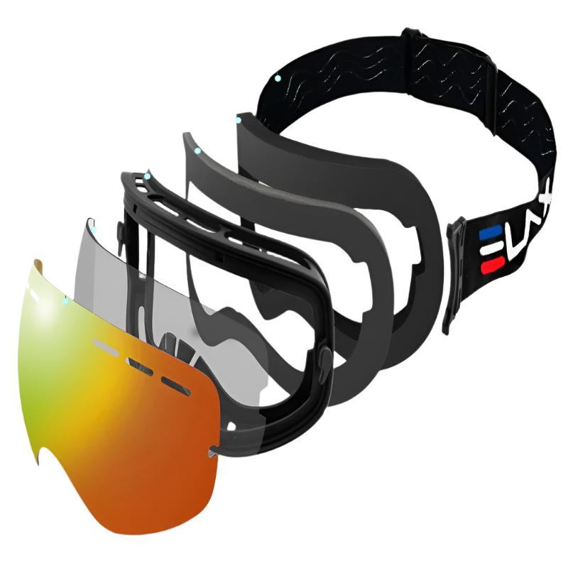 Dubbellaagse anticondens skibril