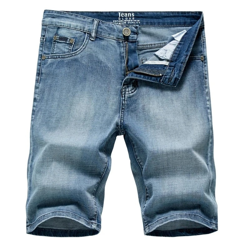 Klassieke denim shorts voor heren