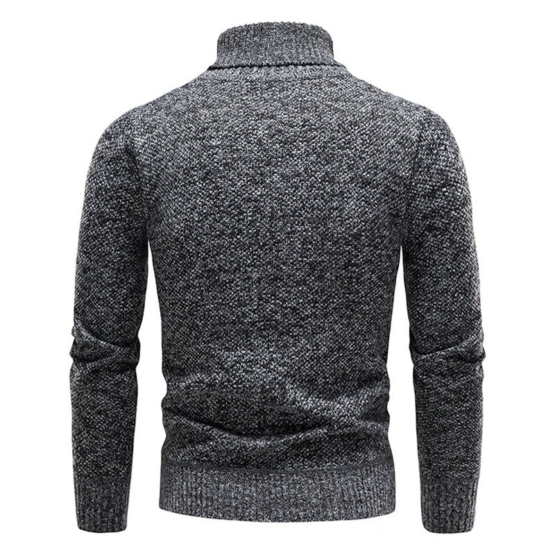 Heren-Turtleneck Fleece Trui