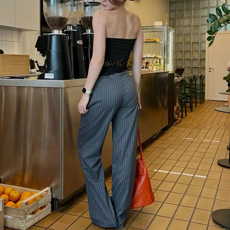 Formele broek met hoge taille voor dames