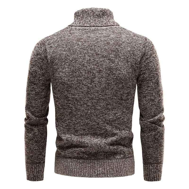 Heren-Turtleneck Fleece Trui