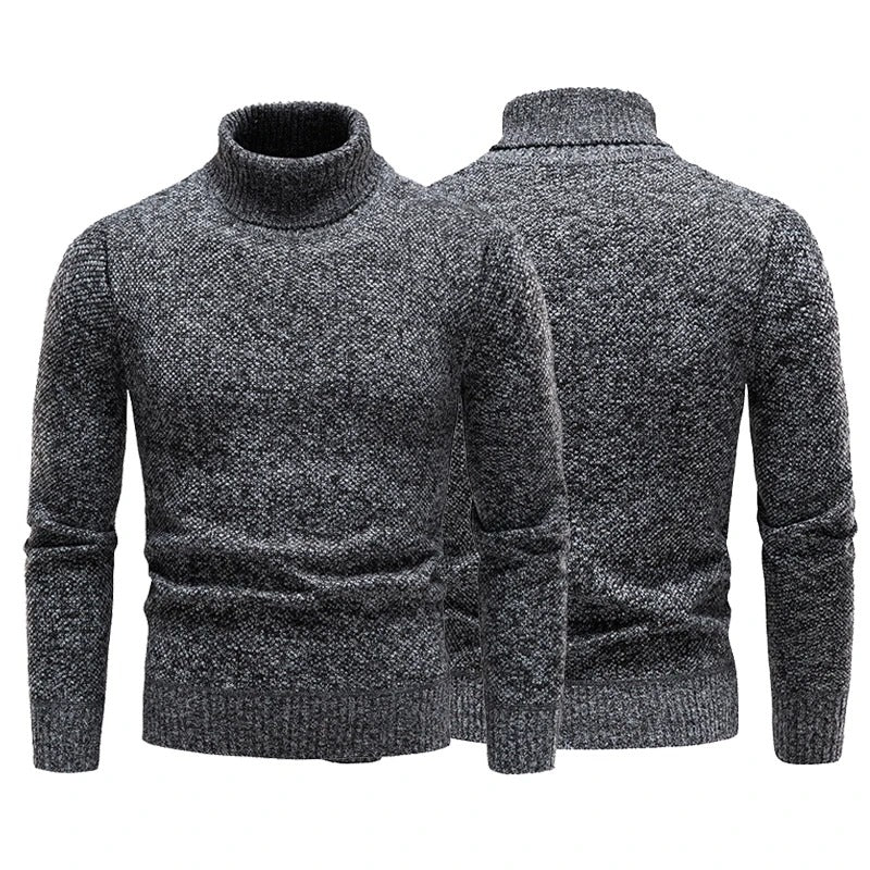 Heren-Turtleneck Fleece Trui