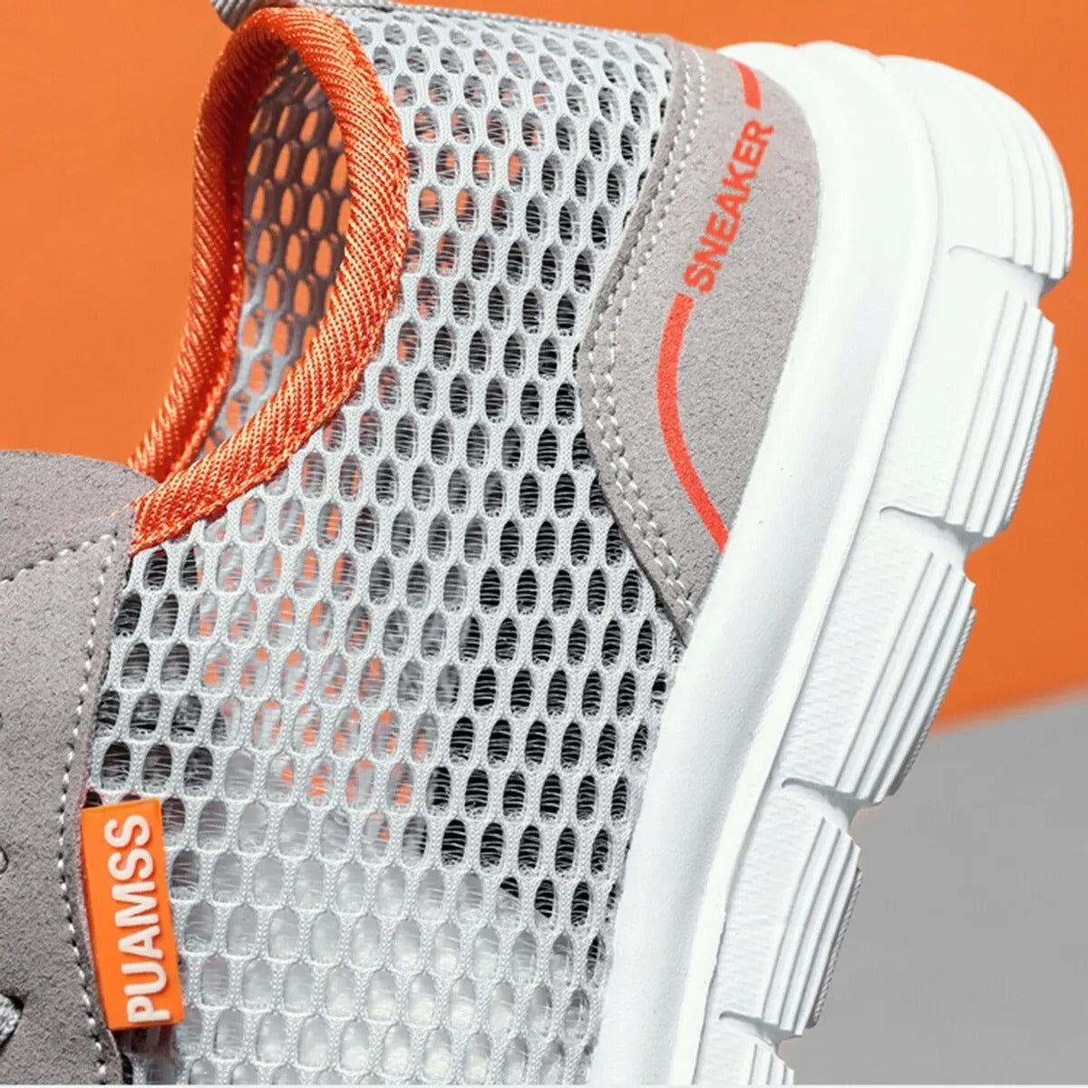 Ademende herensneakers van mesh