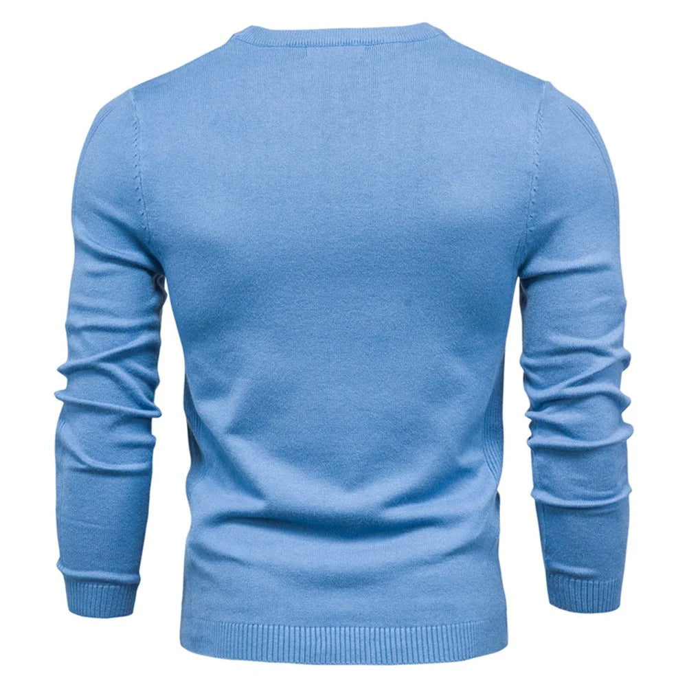 Heren Dikke Slim Fit Sweater