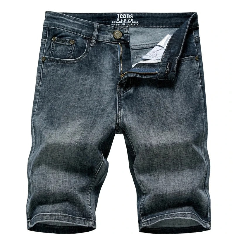 Klassieke denim shorts voor heren