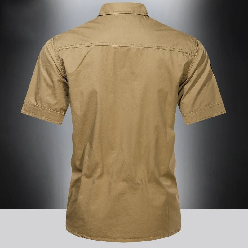 Pure katoenen werkhemd voor heren