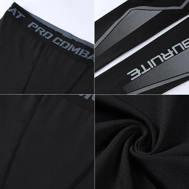 Warme lichtgewicht fitnesslegging voor heren