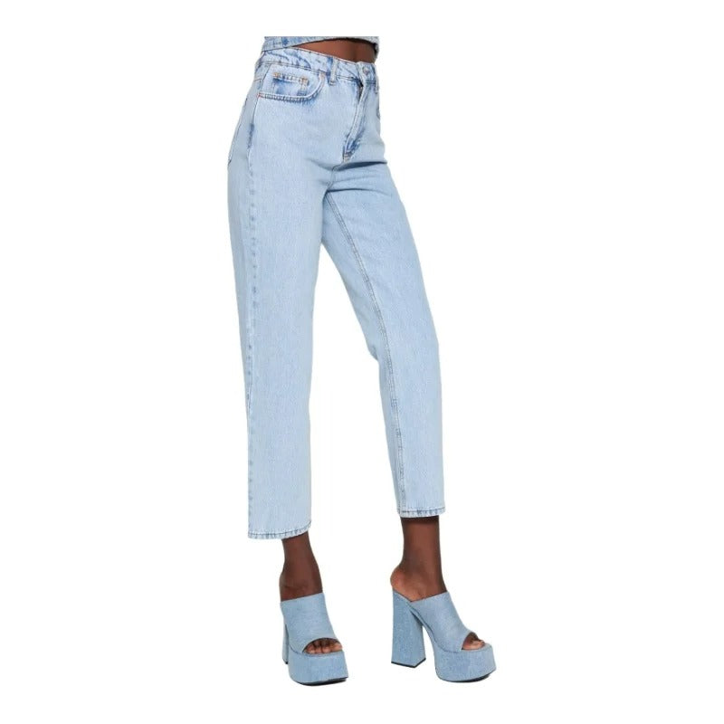 Rechte denimbroek voor dames