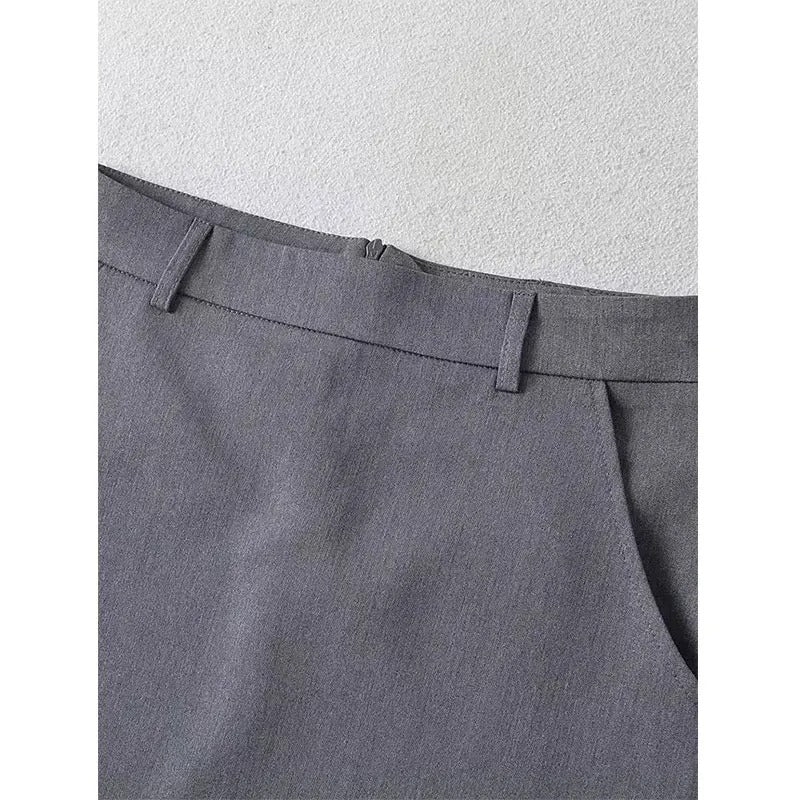 Chique A-lijn minirok met hoge taille