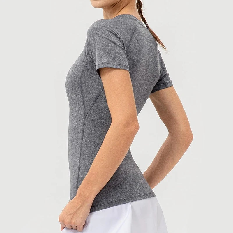 Dames Compressie Workout Shirt