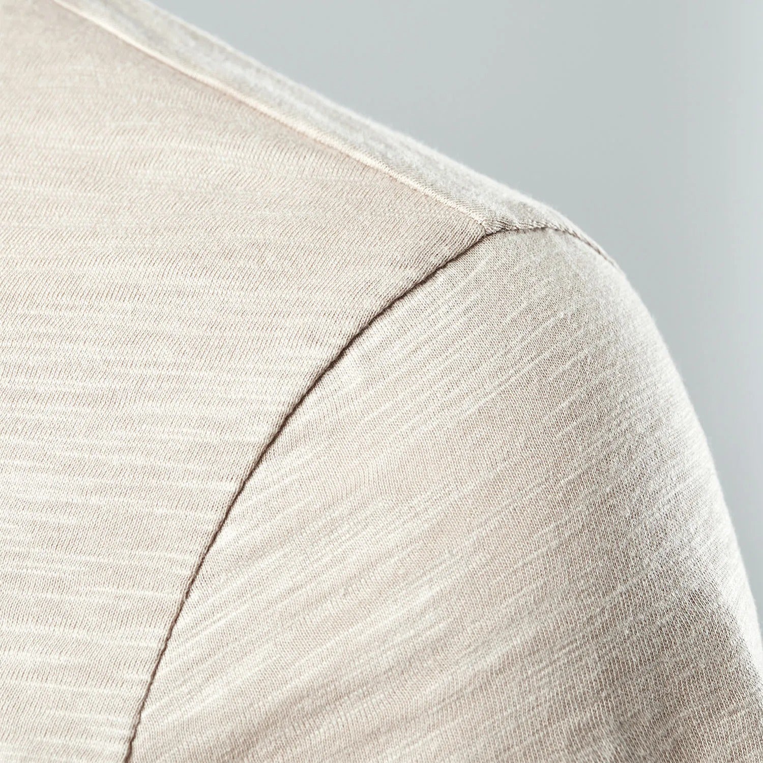 Henley-T-shirt voor heren voor de zomer