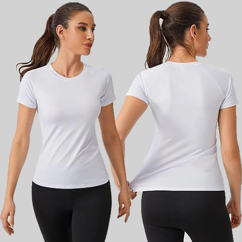Dames Compressie Workout Shirt