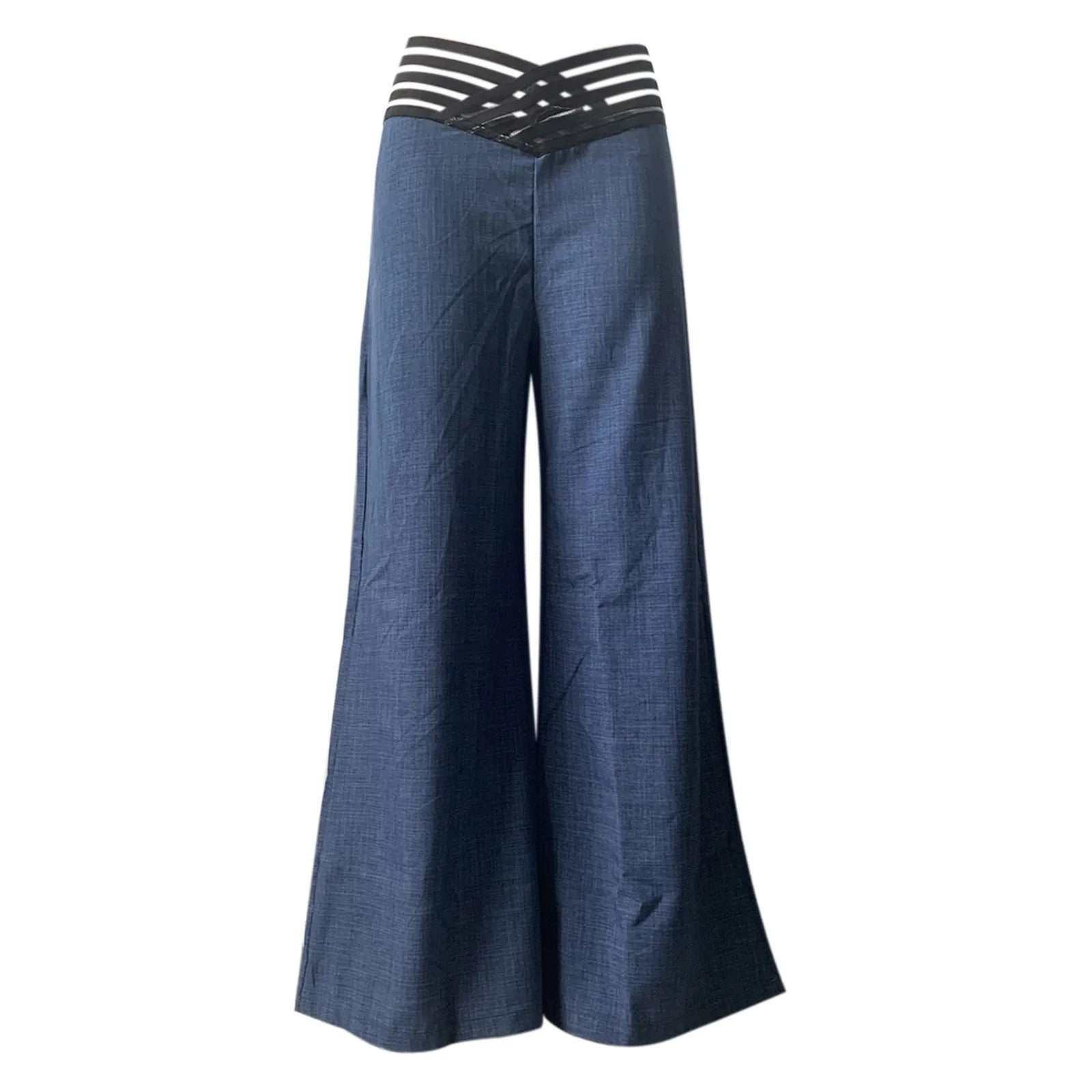 Uitlopende broek met hoge taille voor dames