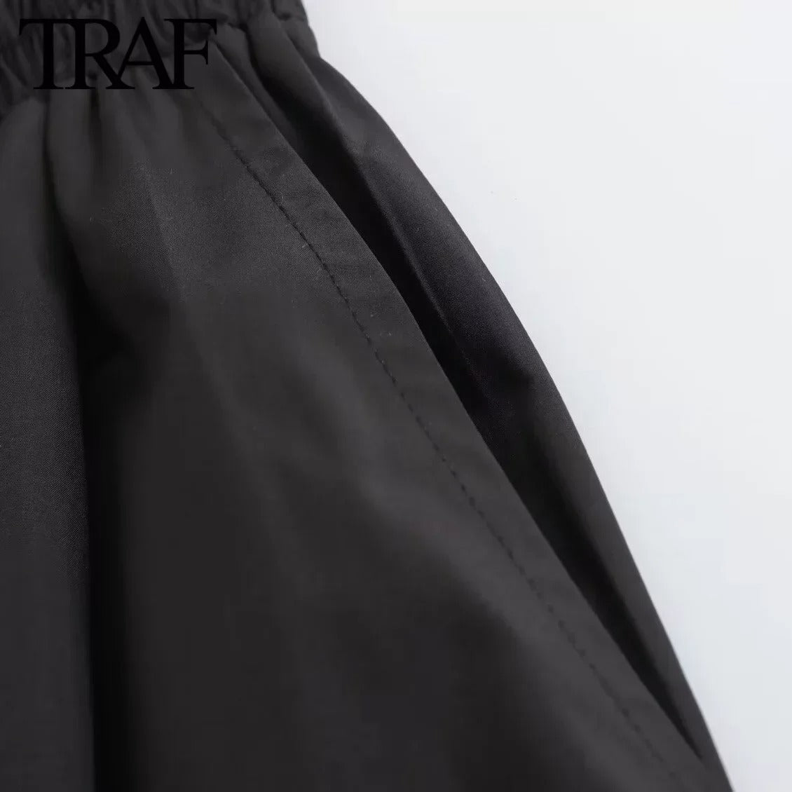 Wijd geplooide A-lijn rok voor dames