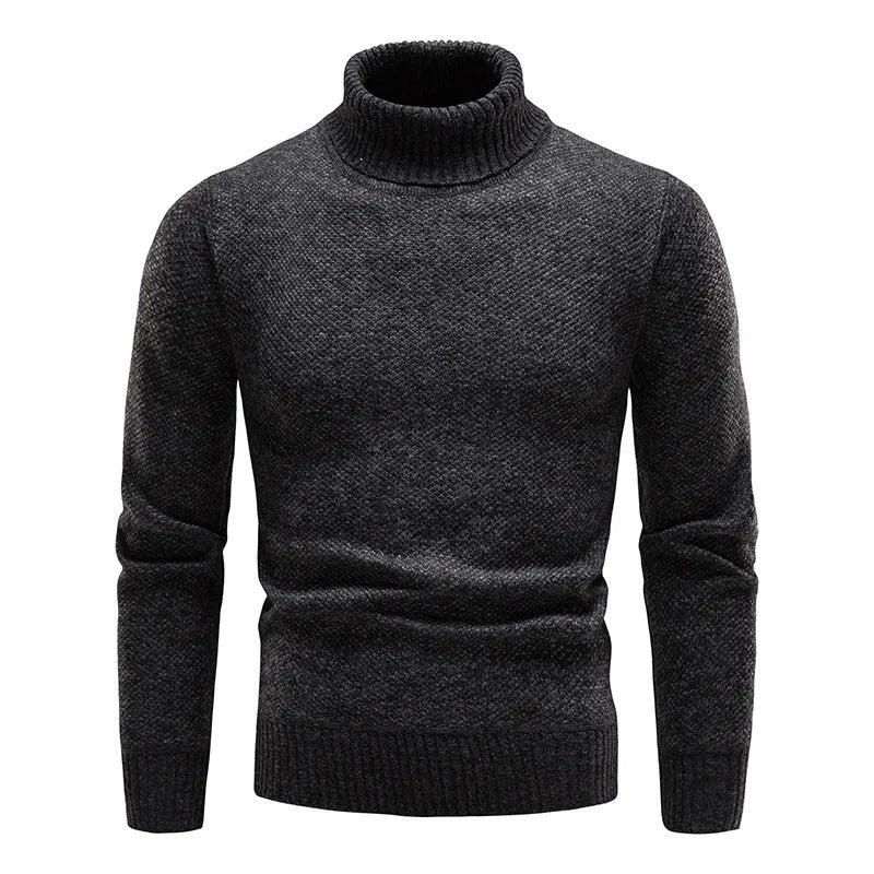 Heren-Turtleneck Fleece Trui
