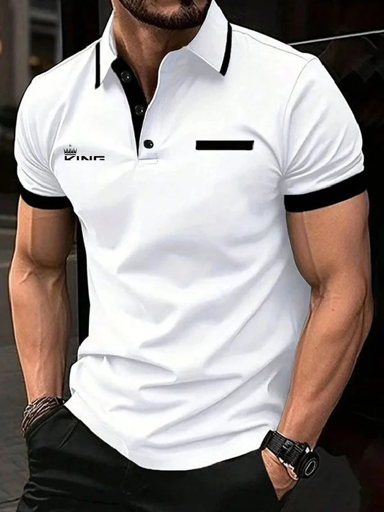 Casual golfpoloshirt voor heren