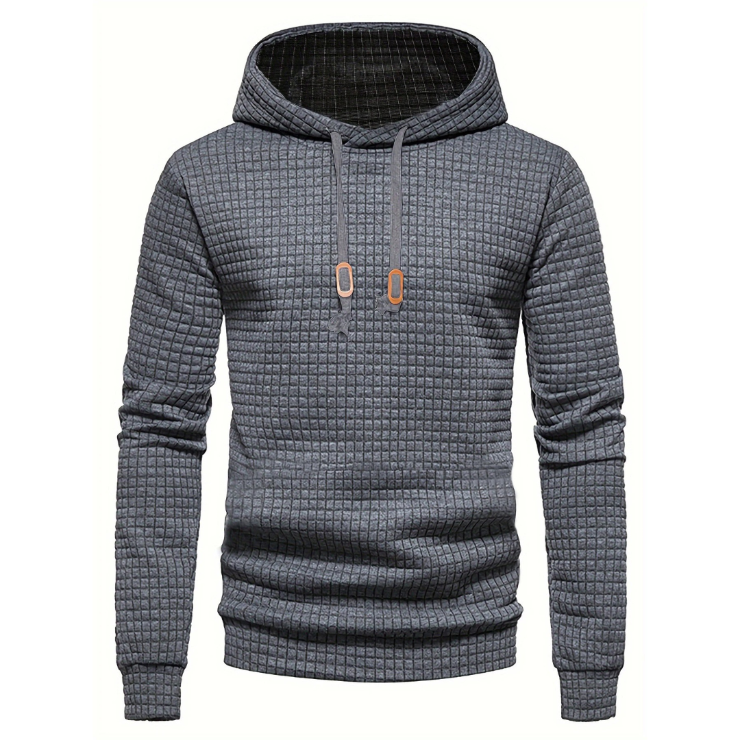 Herenhoodies met patchwork en trekkoord