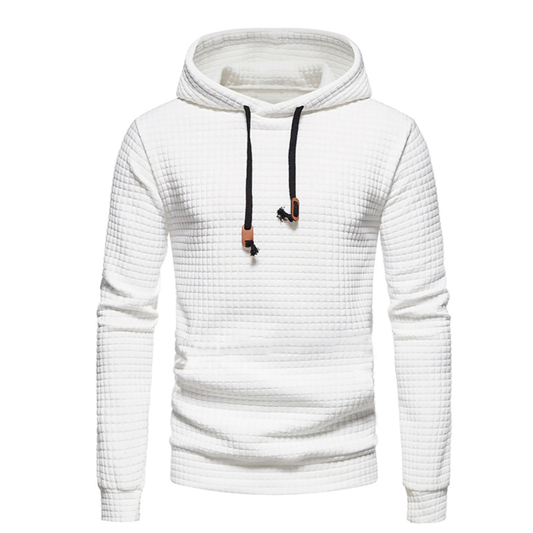 Herenhoodies met patchwork en trekkoord