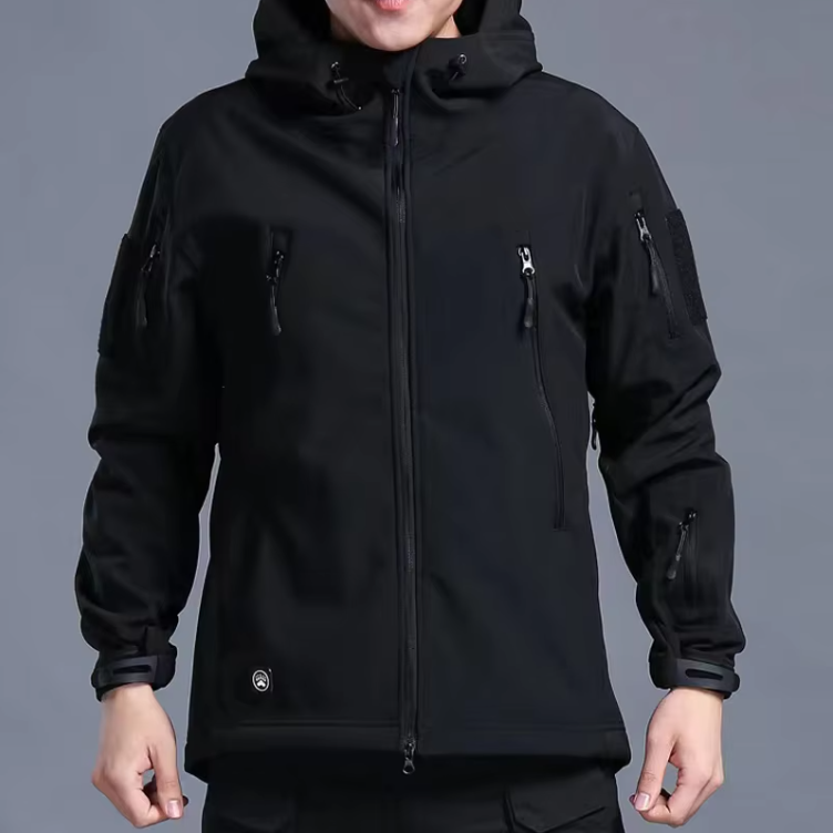 Tactische fleece heren winterjas