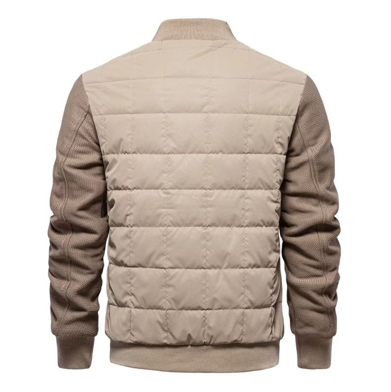 Casual herenjack met dikke fleece