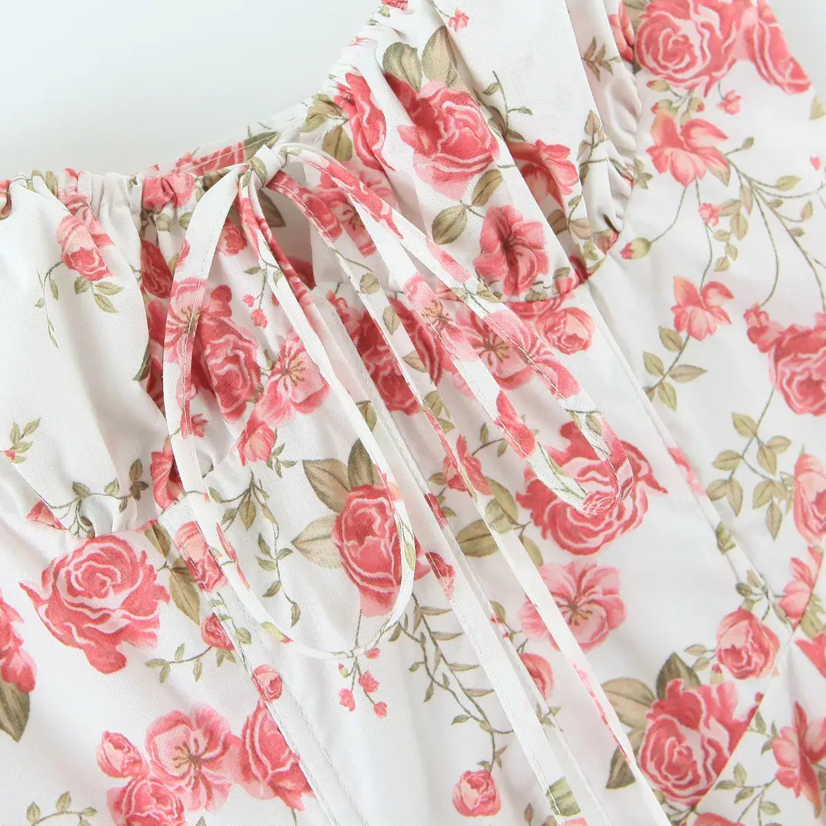 Bloemige Taille Shaper Jurk