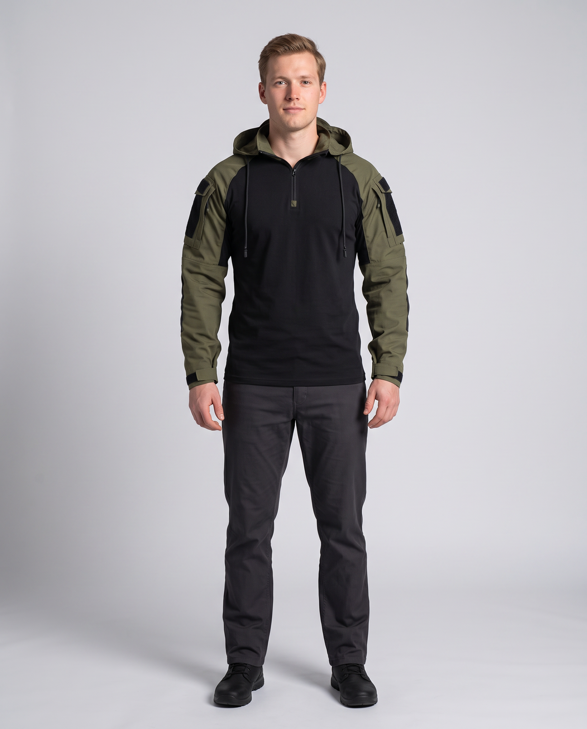 Heren Camo Jack met Functionele Ontwerpen