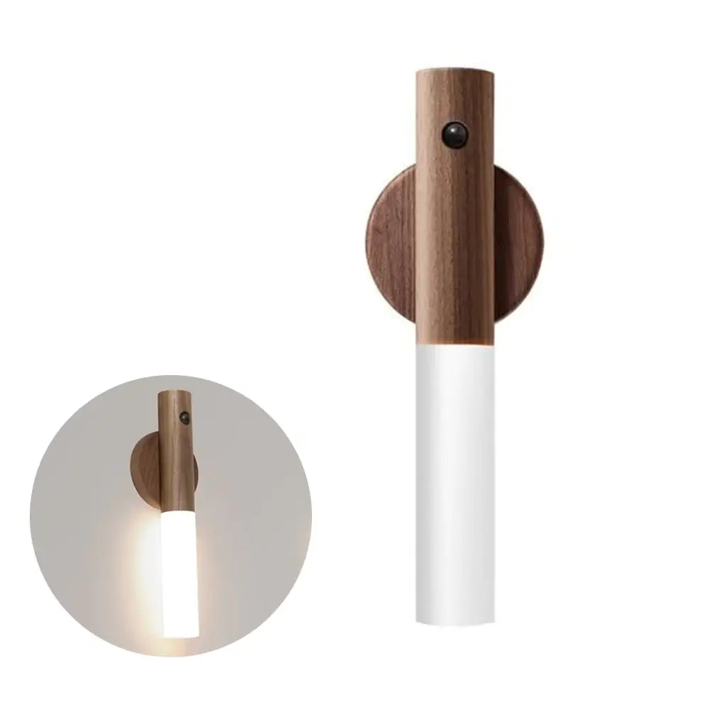 Bewegingssensor Houten Wandlampen