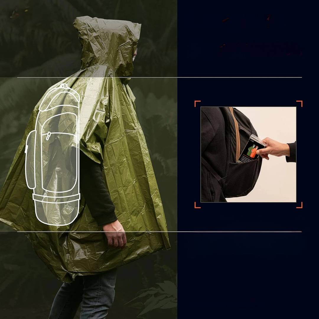 3-in-1 Poncho Regenjas