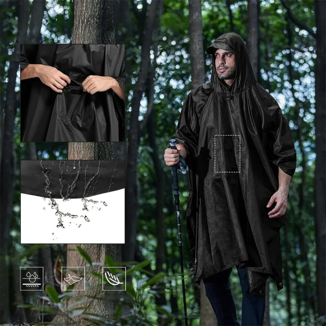 3-in-1 wandelregenjas
